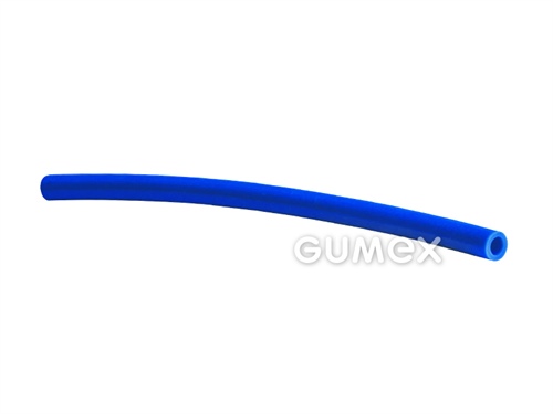 Silikonschlauch, 7/10,4mm, 55°ShA, -60°C/+180°C, blau (RAL 5002), 